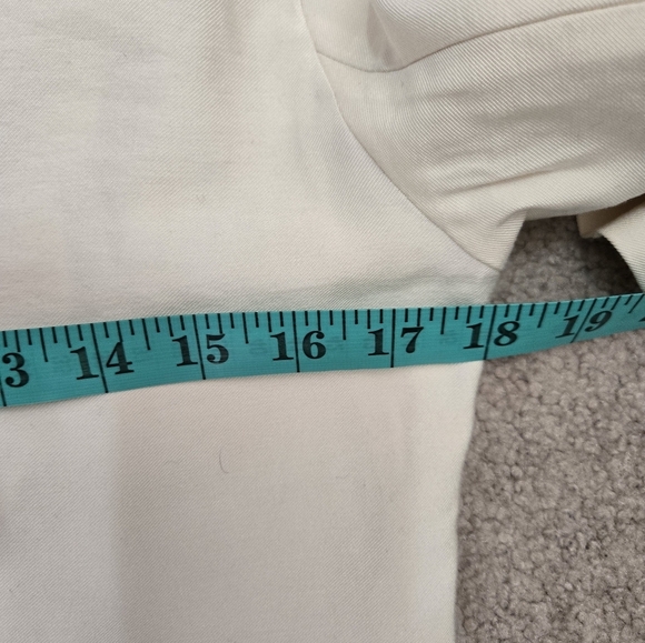 Zara-NWT- TRF Collection Cream Double-Breasted Coat/ Blazer/ Mini Dress. Size XS - Picture 14 of 16